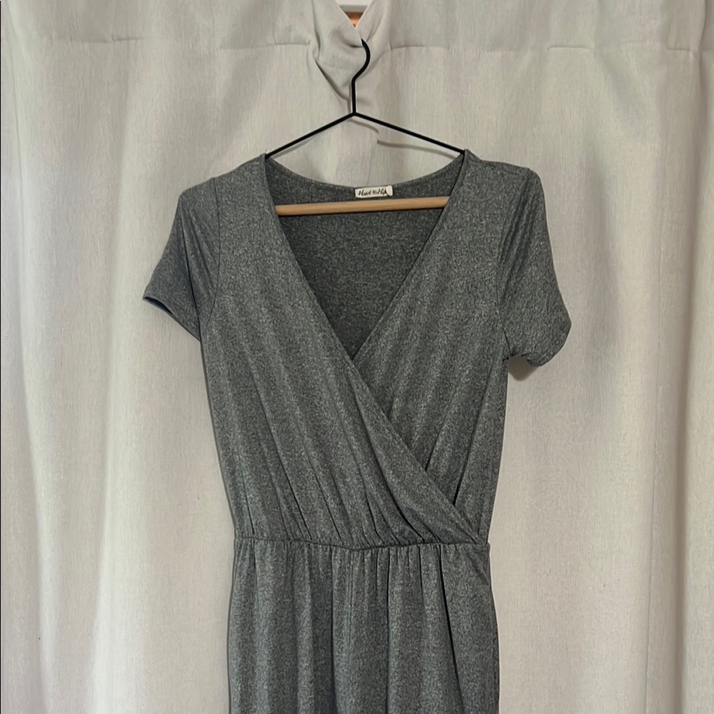 Boutique Heather gray jumpsuit